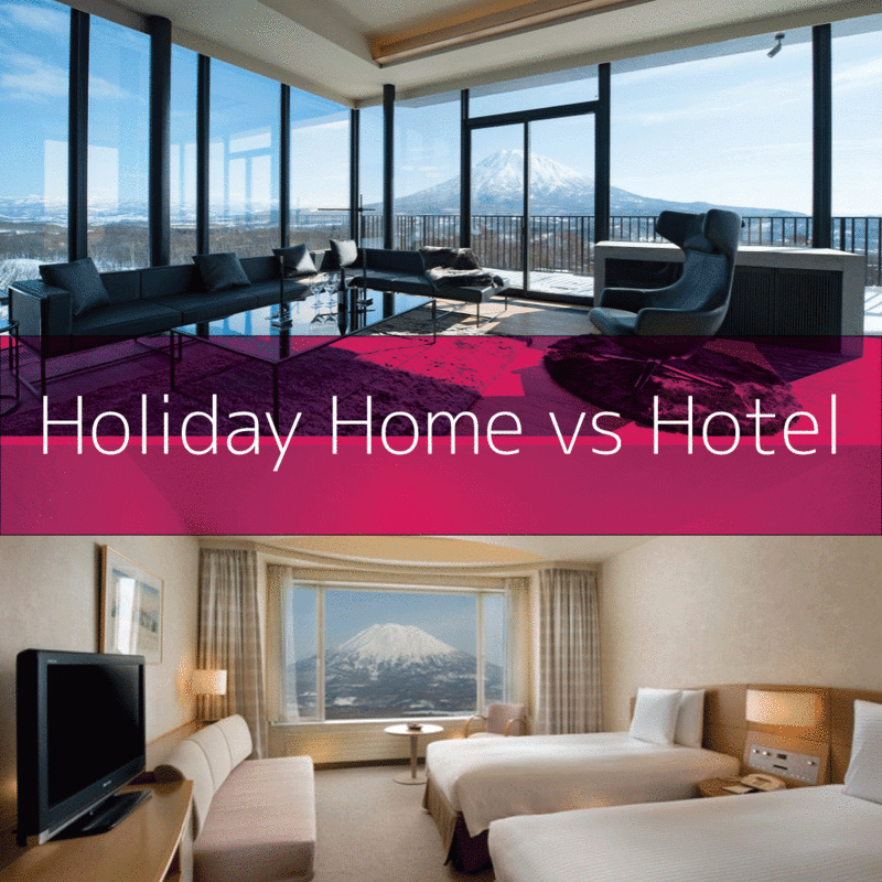 niseko holiday home vs hotel