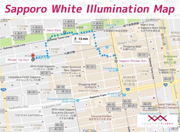 Sapporo White Illumination Map
