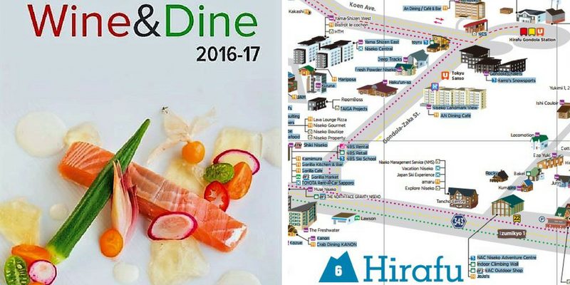 wine and dine niseko map
